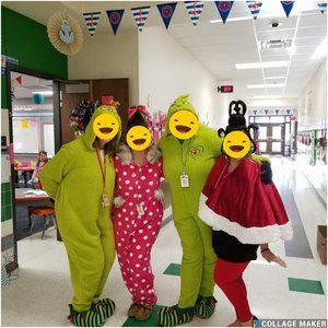 Dr. Seuss  Grinch Onesie  Adult size XXL